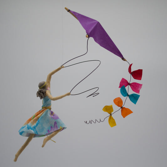 Kite in Flight Purple - k15