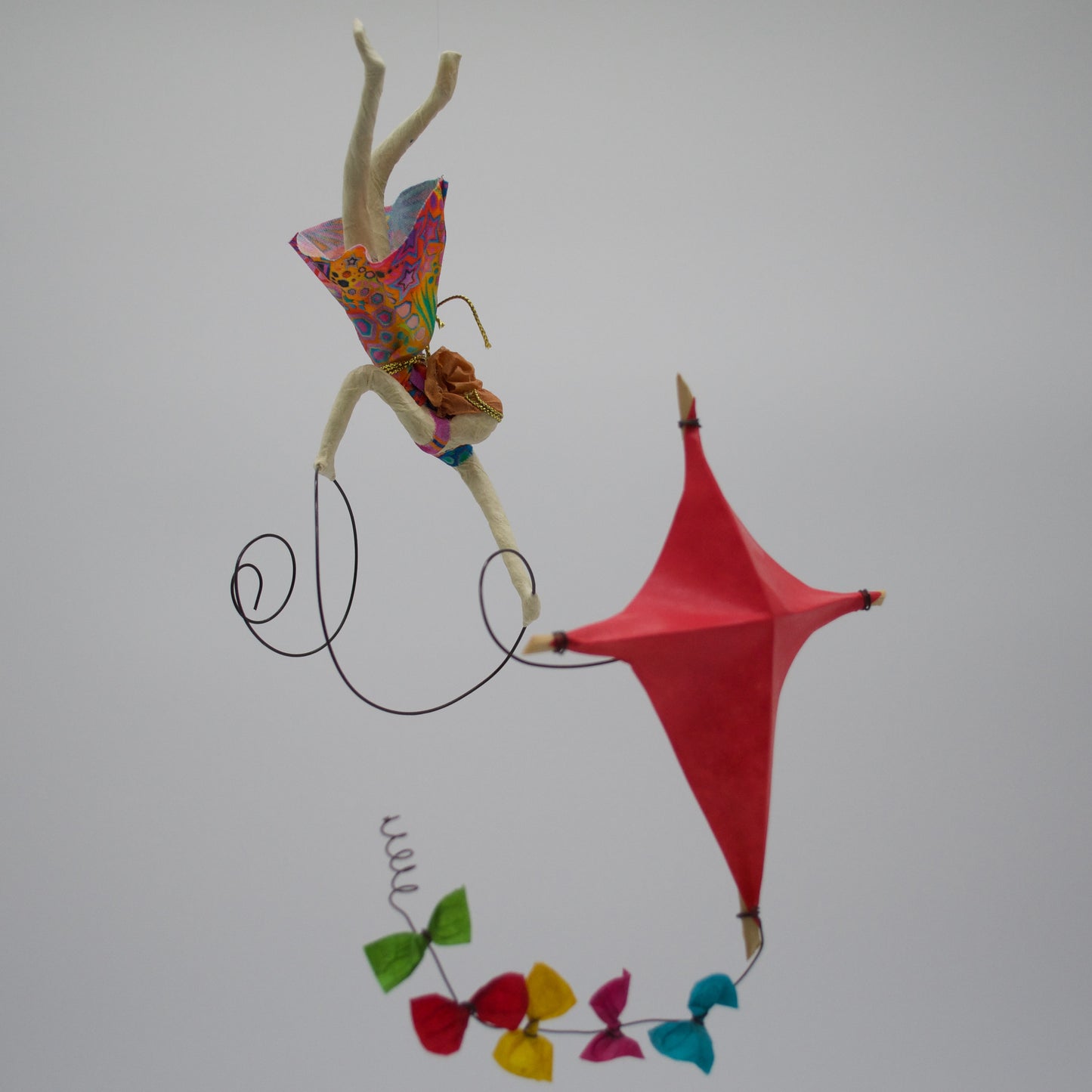 Kite in Flight Red - k24
