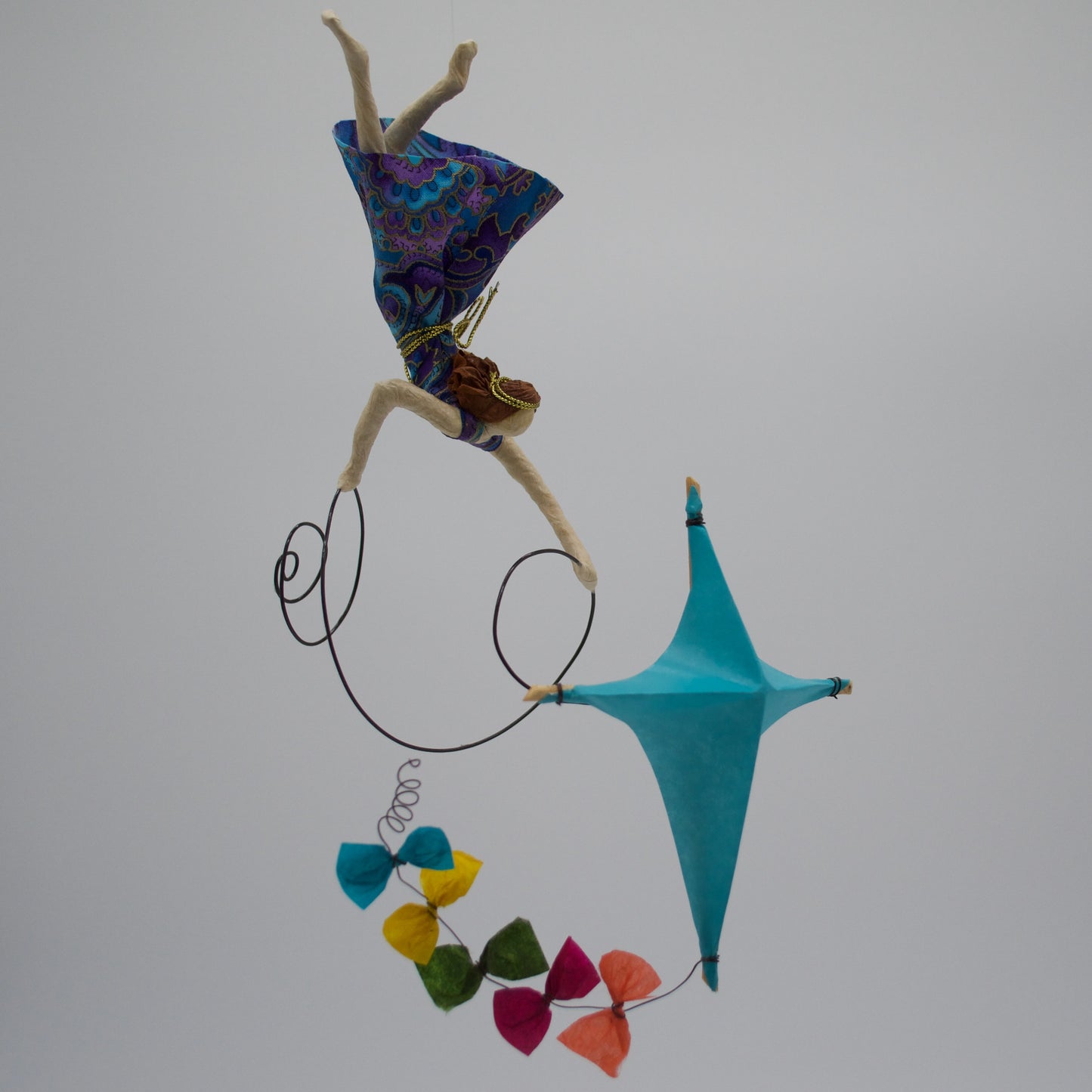 Kite in Flight Teal - k26