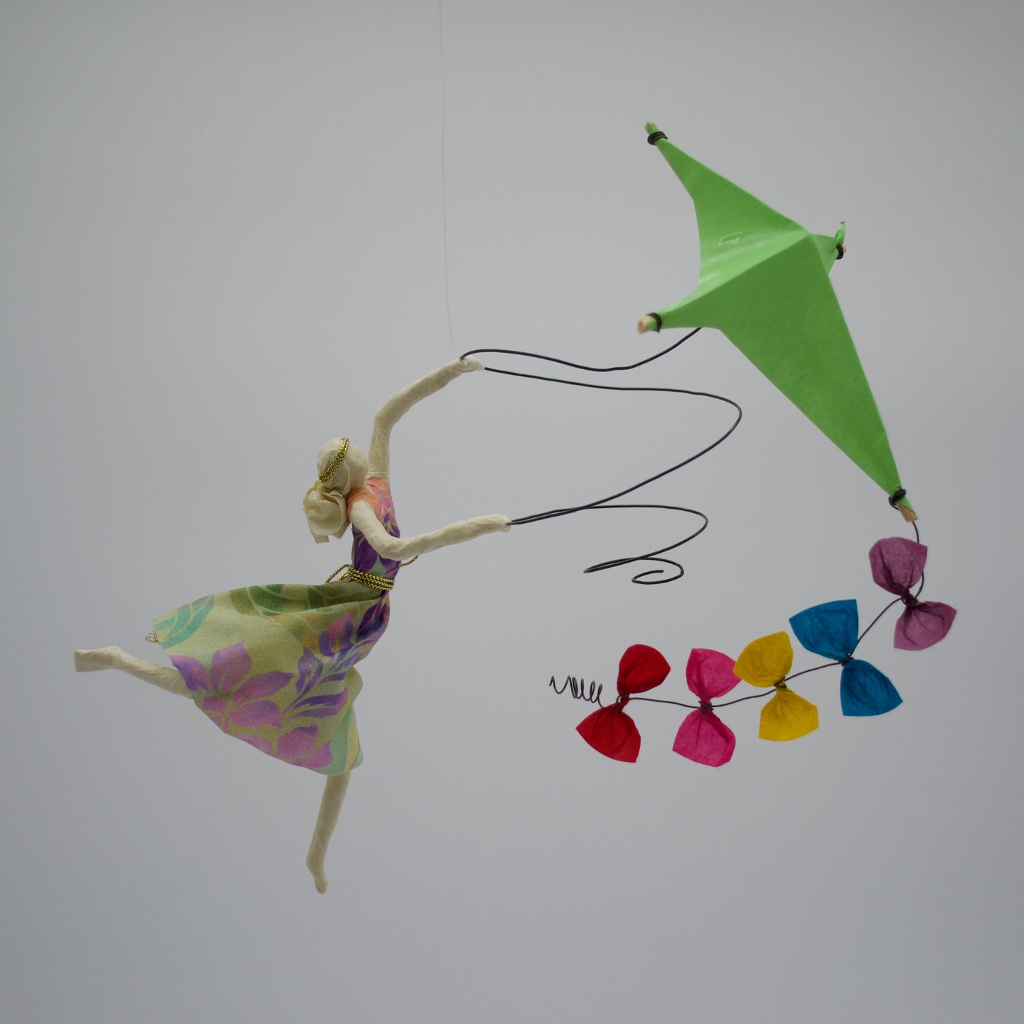 Kite in Flight Green - k2