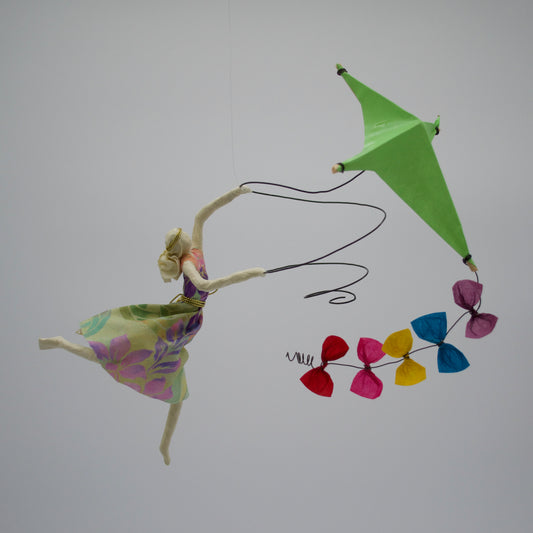 Kite in Flight Green - k2
