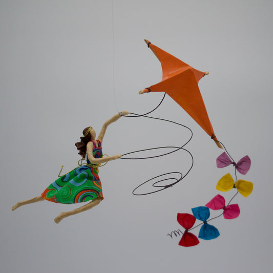 Kite in Flight Orange - k3